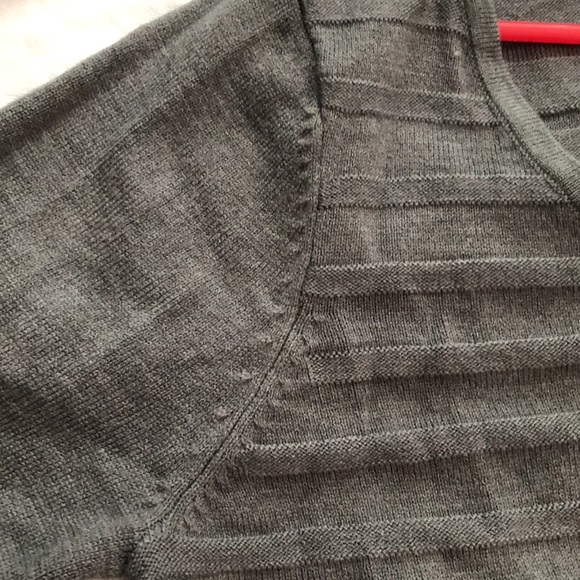 NWT Reitman's Grey Sweater Dress with 3/4 Sleeves - Picture 3 of 14